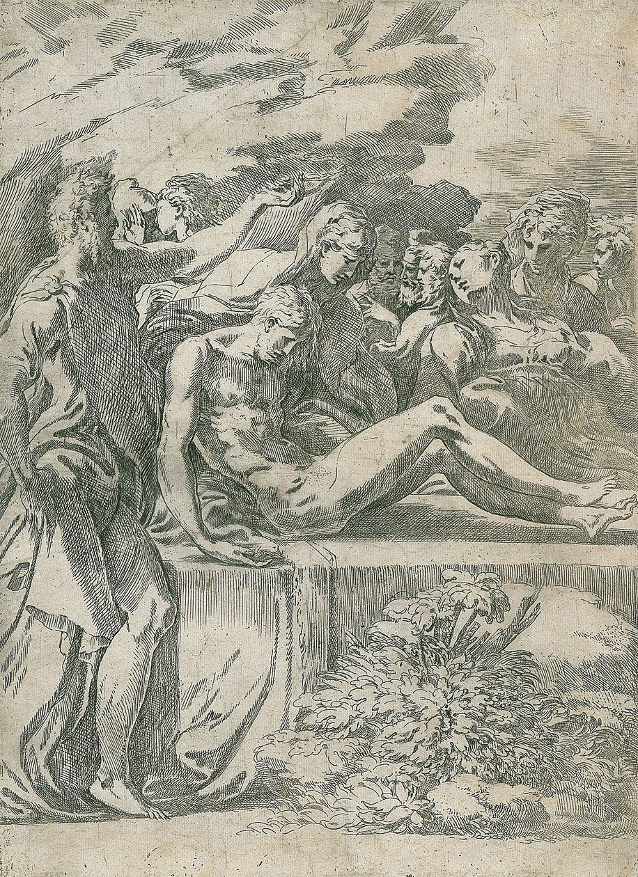Kristi begravelse av Parmigianino