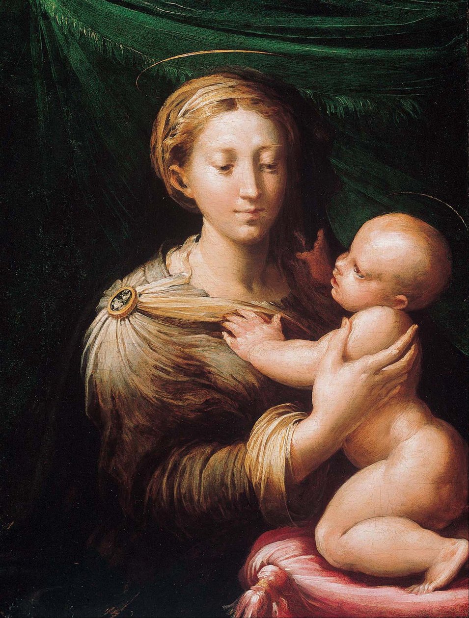 Madonna og barnet av Parmigianino