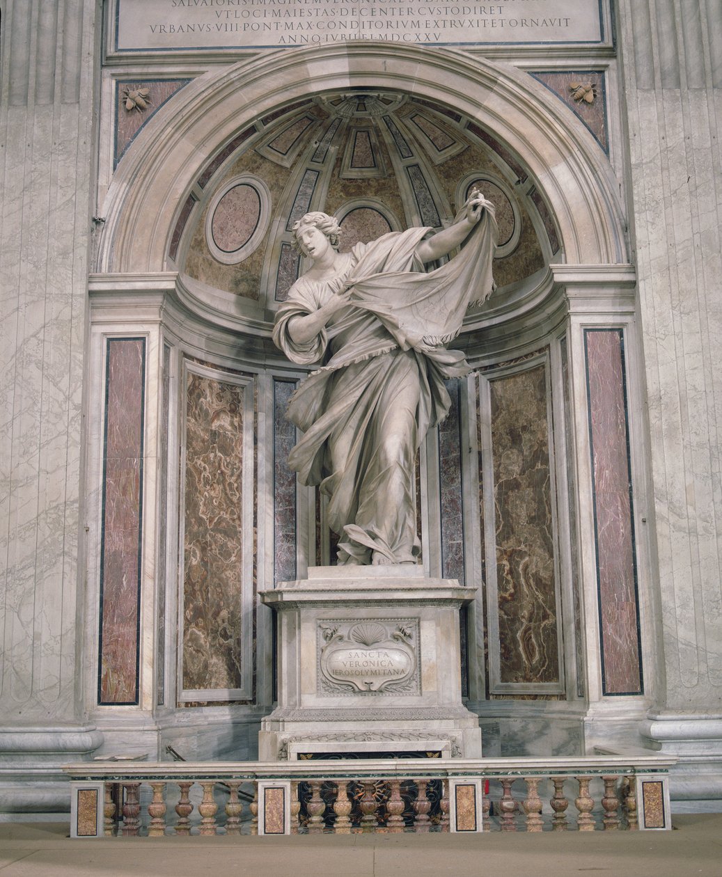 St. Veronica (marmor) av Francesco Mochi