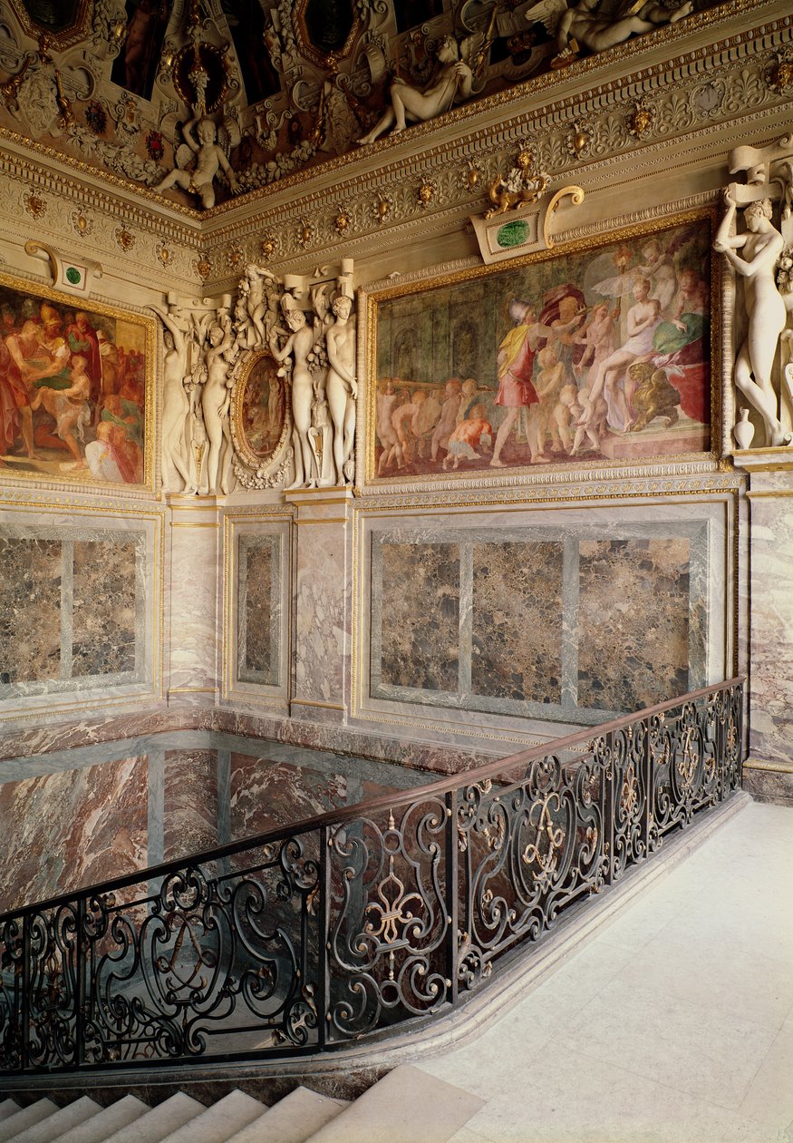 Tidligere kammer til Anne de Pisseleu (1508-80) hertuginne av Etampes, 1533-44 av Francesco Primaticcio