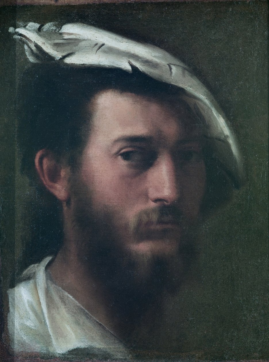 Selvportrett, 1525-30 av Francesco Primaticcio