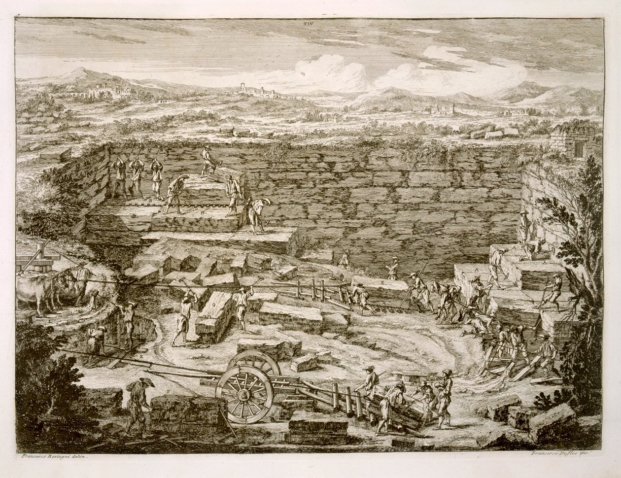 Steinbrudd av Francesco Rostagni