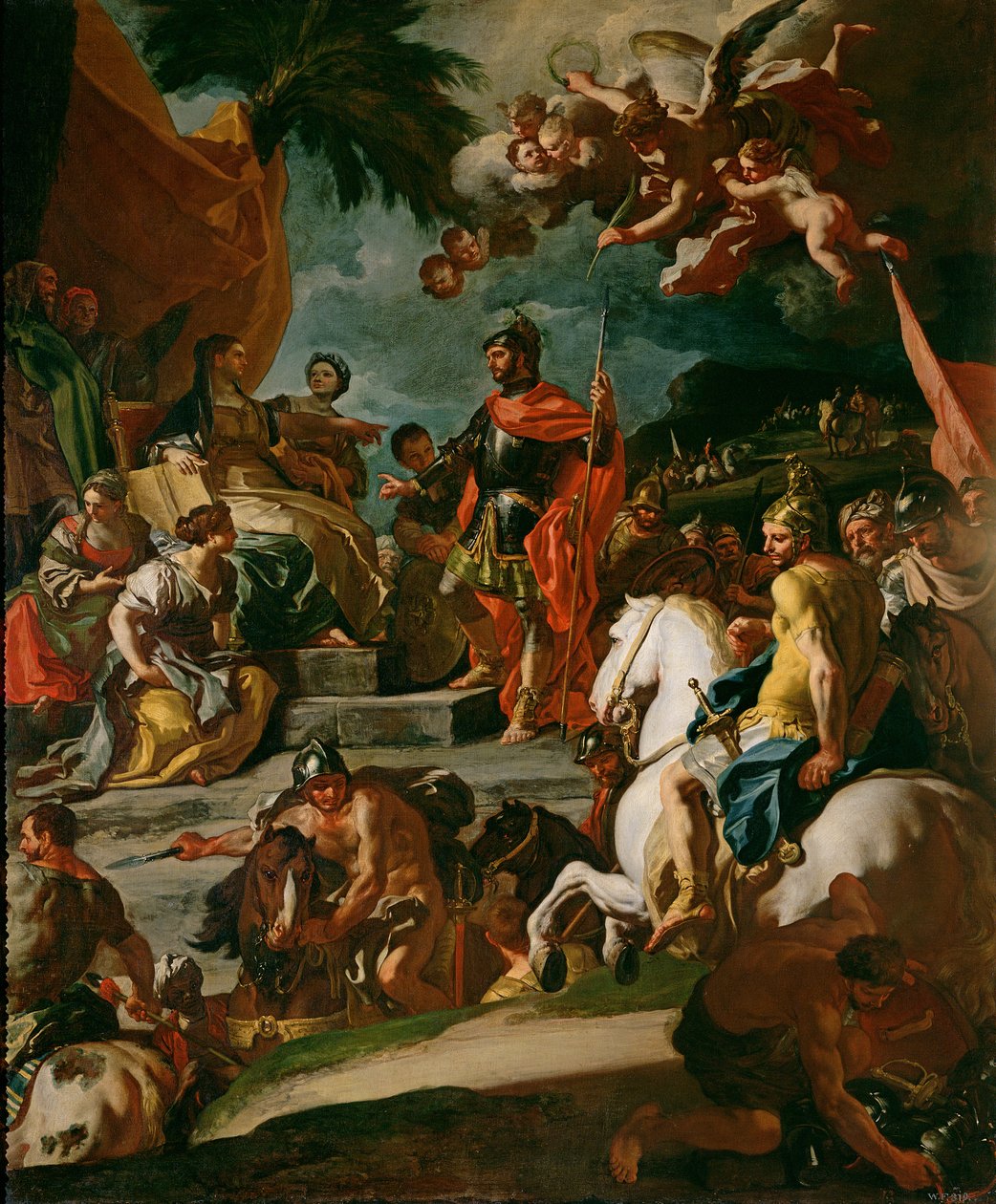 Barak og Deborah av Francesco Solimena