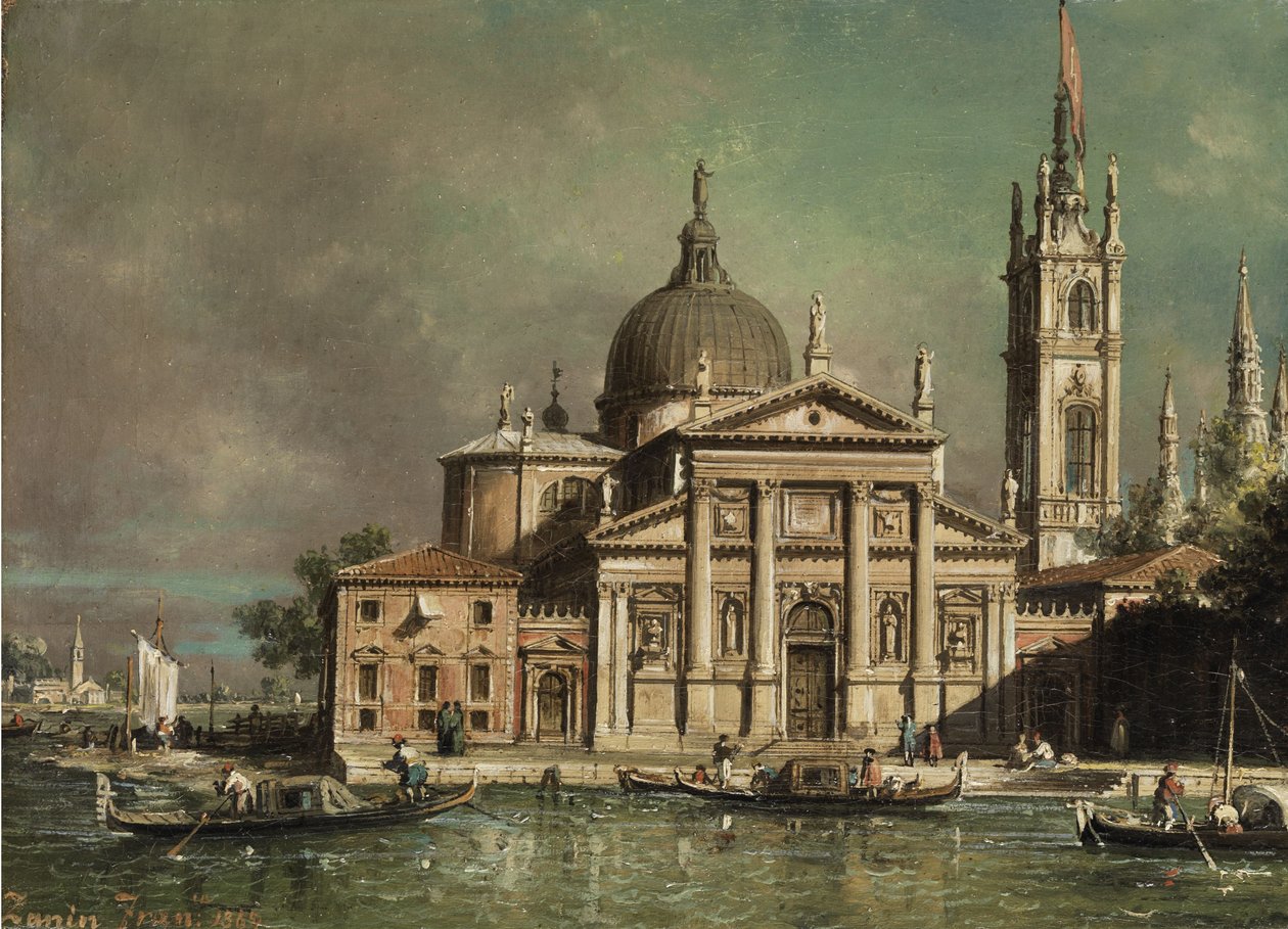 Utsikt over San Giorgio Maggiore Venezia av Francesco Zanin