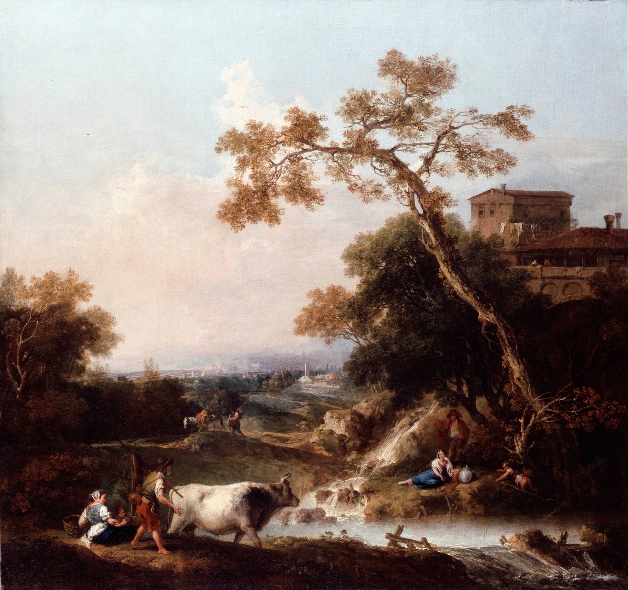 Landskap av Francesco Zuccarelli