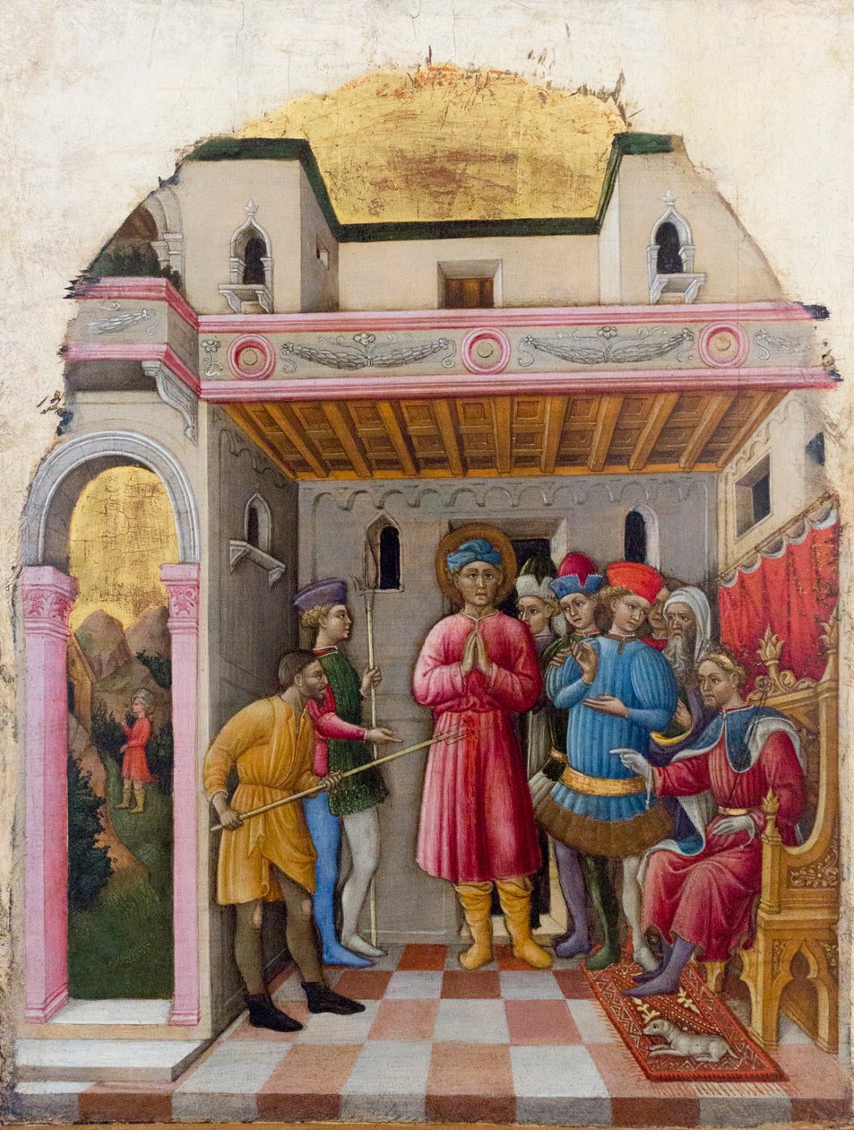 San Mamantes martyrium av Francesco de Franceschi