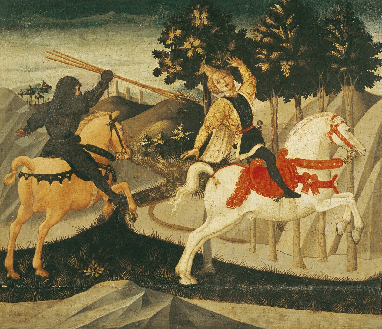 Absaloms død av Francesco di Stefano Pesellino