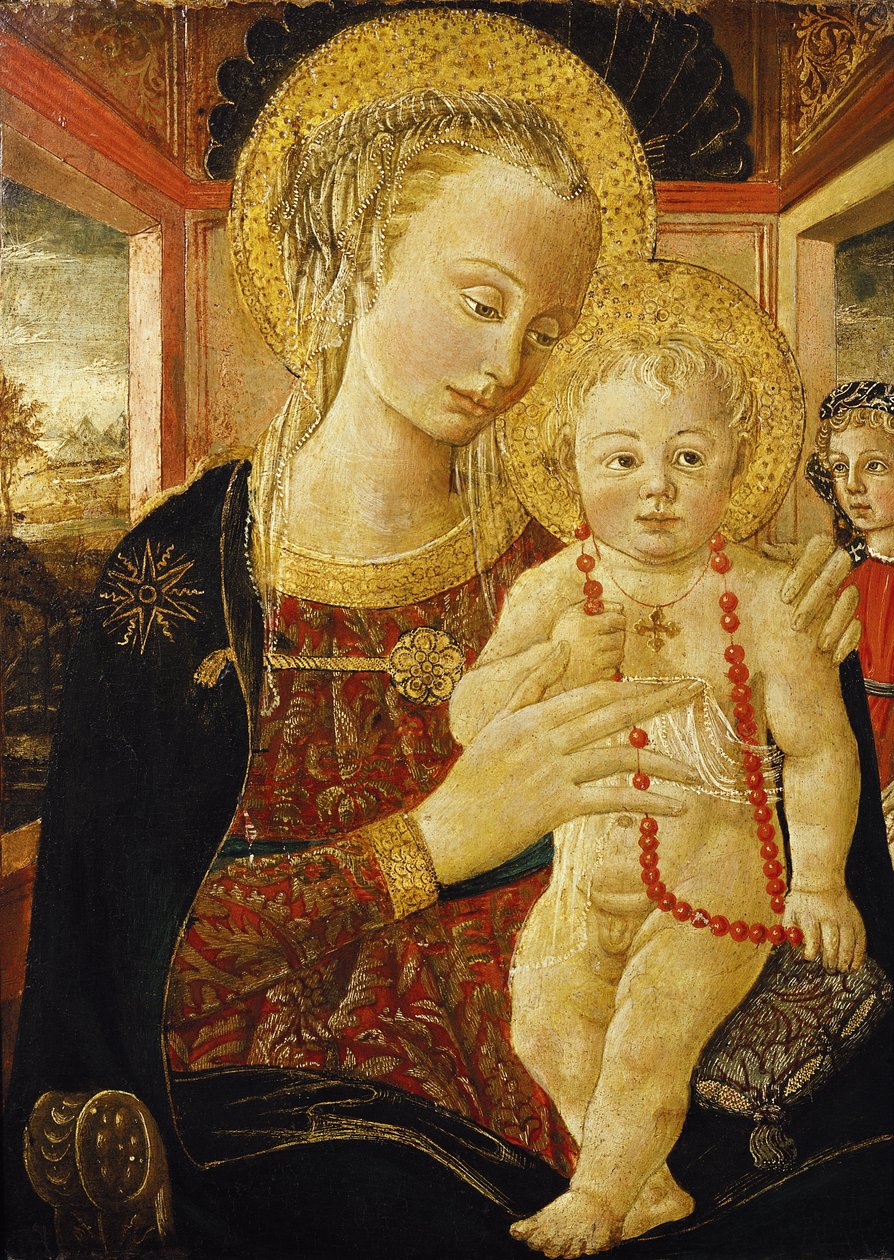 Jomfru og barn av Francesco di Stefano Pesellino