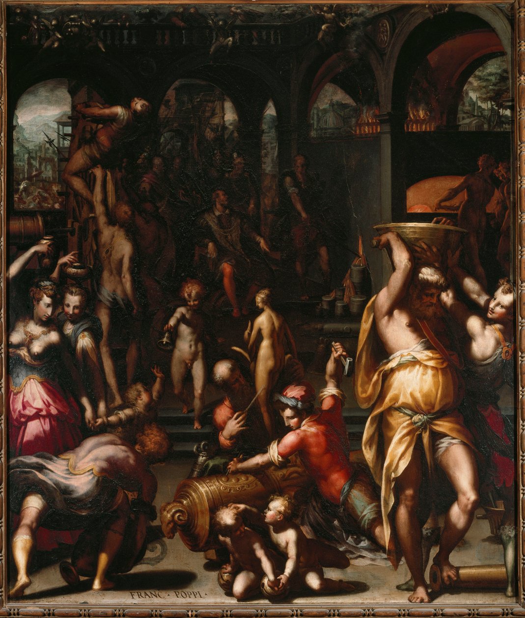 Bronsestøperiet (maleri av Francesco Morandini