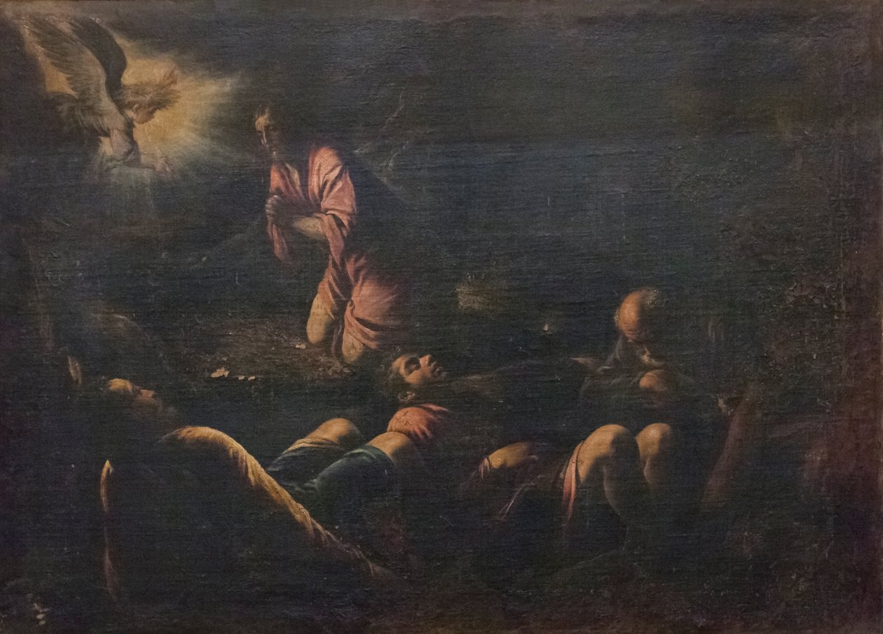 Kvalen i hagen av Francesco (1549 92) Bassano