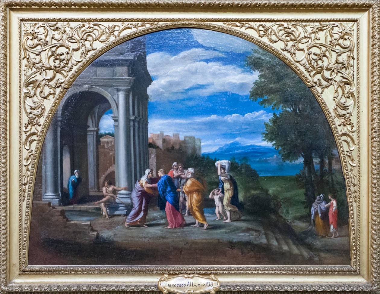 Landskap med visitasjonen av Francesco Albani