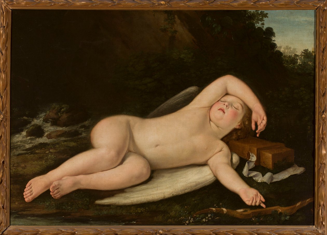 Sovende Amor av Francesco Albani