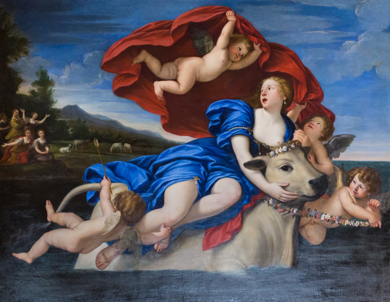 Voldtekten av Europa av Francesco Albani