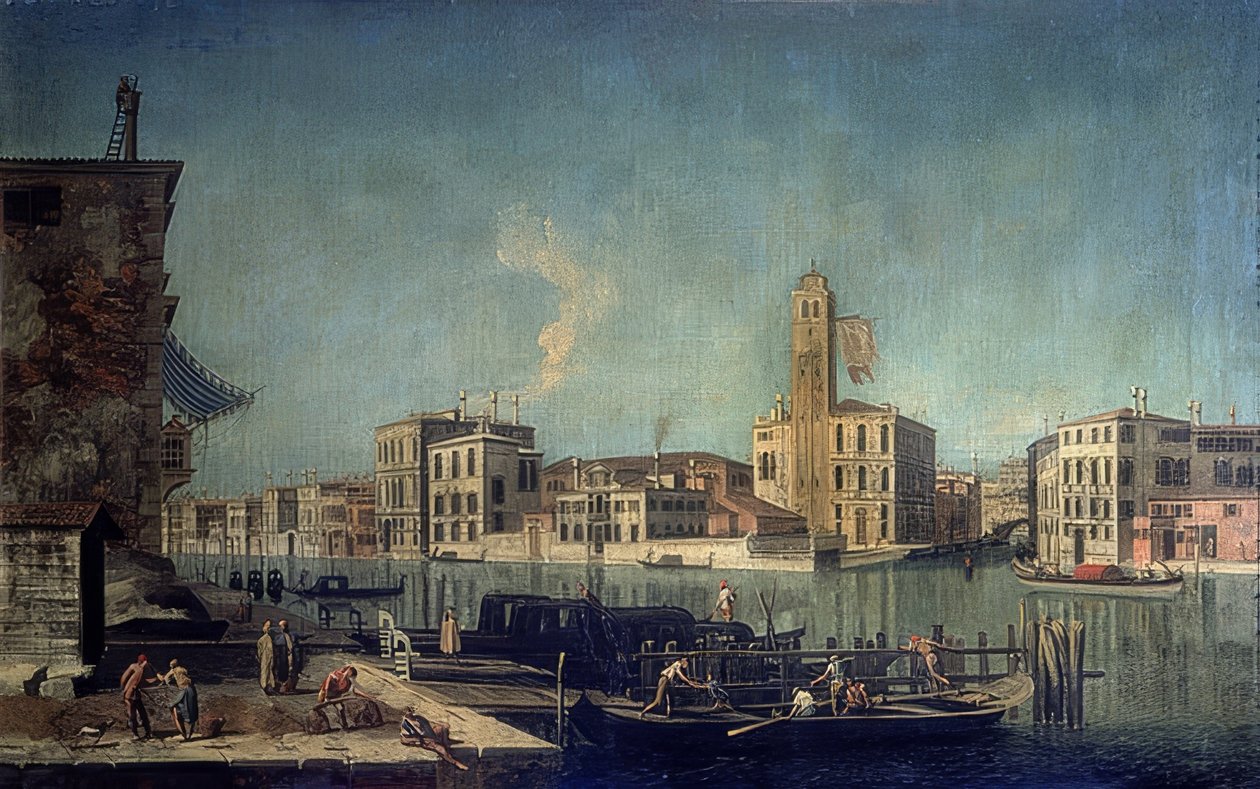 Løvenes tårn. Ca. 1735-1740 av Francesco Albotto