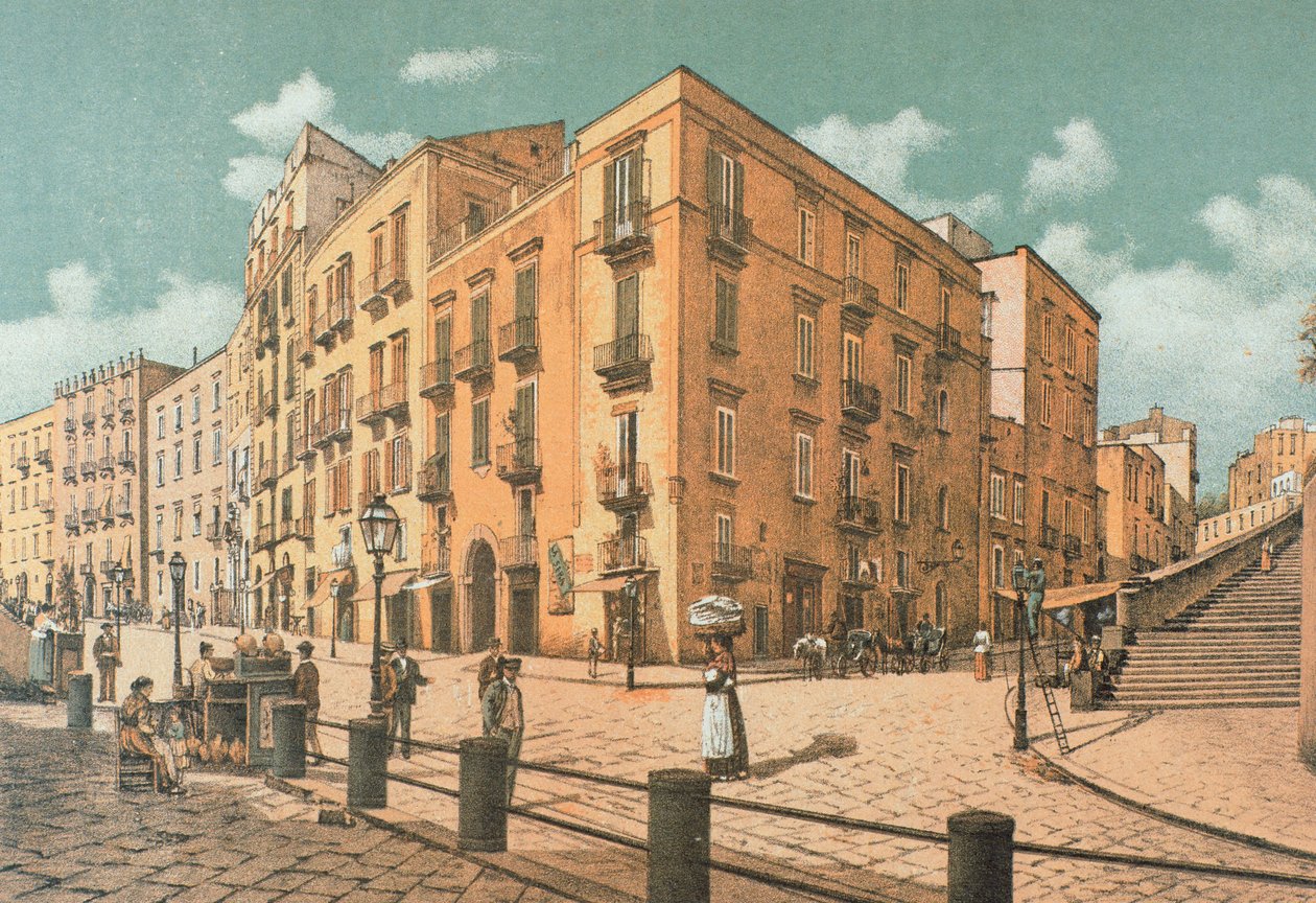 Infrascata Street, i Napoli av Francesco Aversano