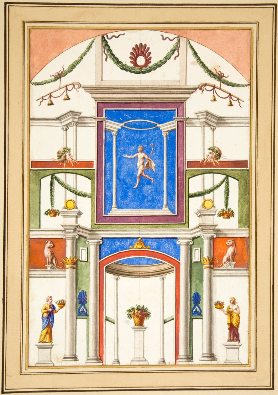 Holkham II. 13, folio fra albumet Ashby II (wc på papir) av Francesco Bartoli