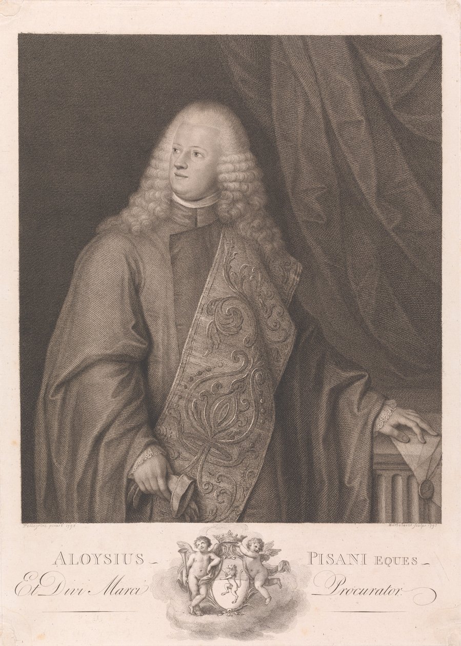 Aloysius Pisani, ridder og prokurator for Sankt Markus av Francesco Bartolozzi