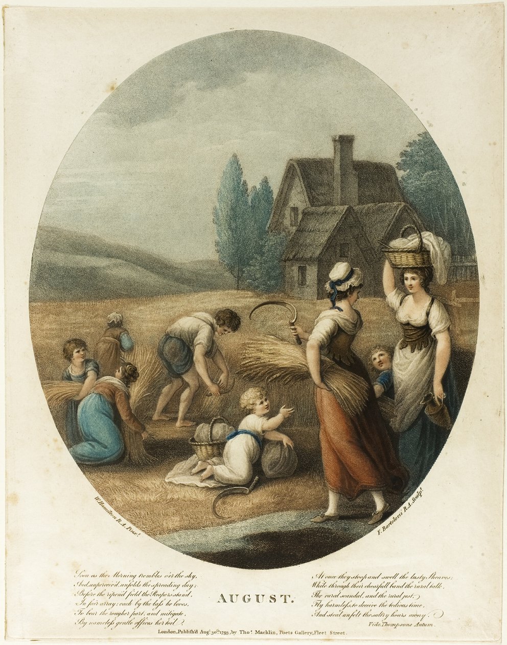 august av Francesco Bartolozzi