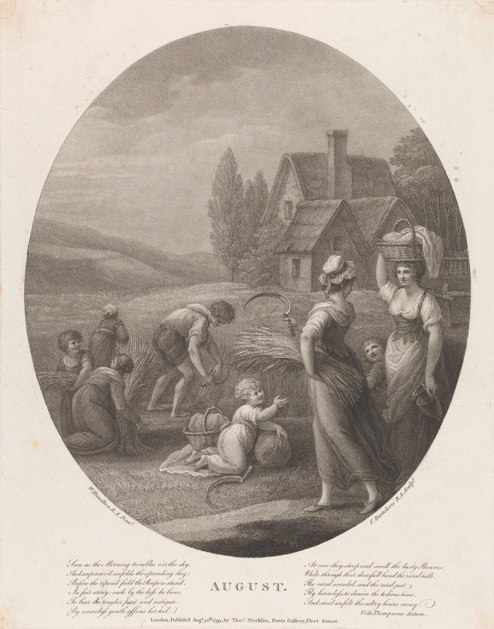 August av Francesco Bartolozzi
