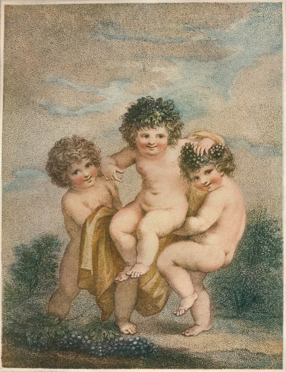 The Bacchanels, 1903 av Francesco Bartolozzi