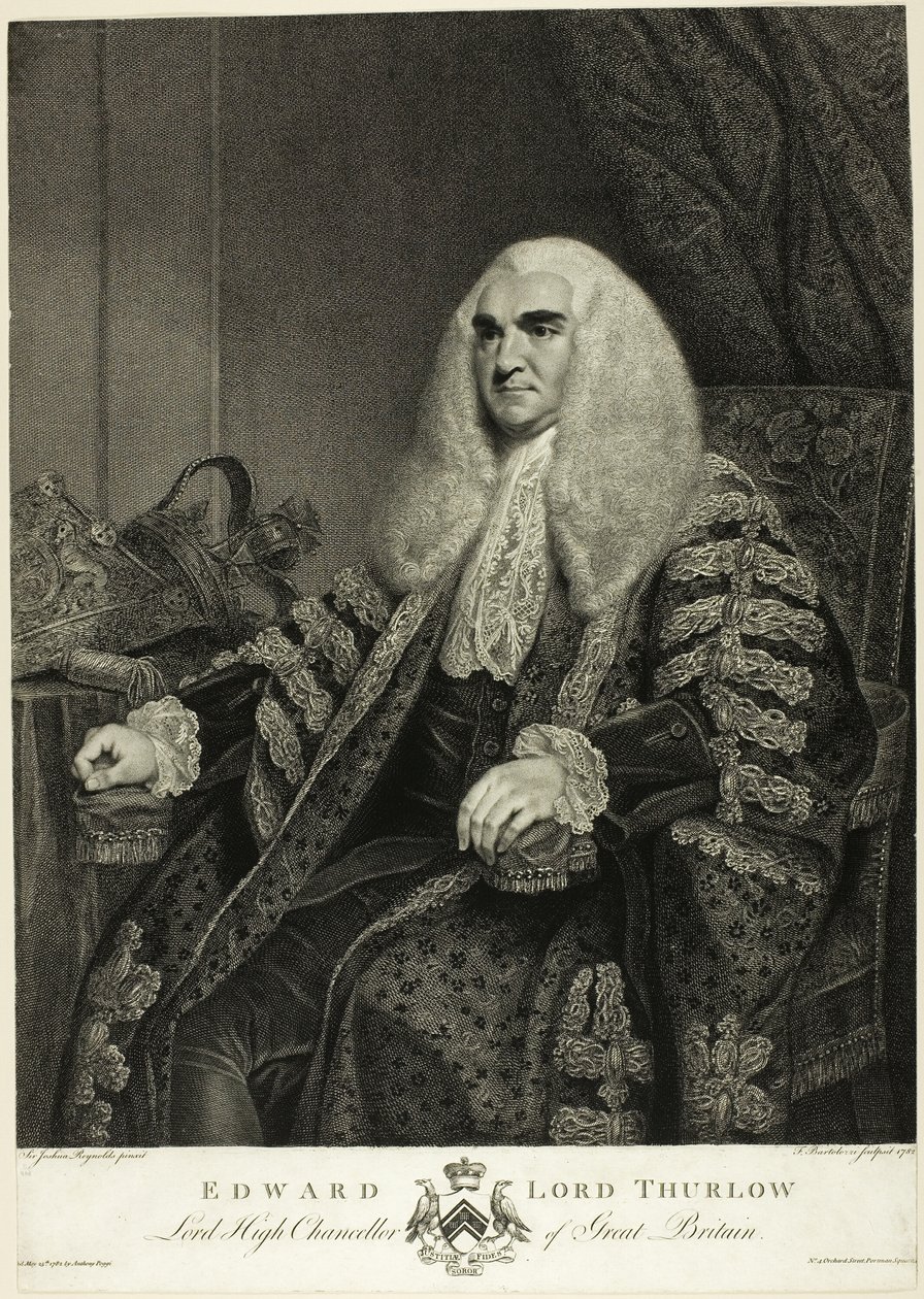 Edward, Lord Thurlow av Francesco Bartolozzi
