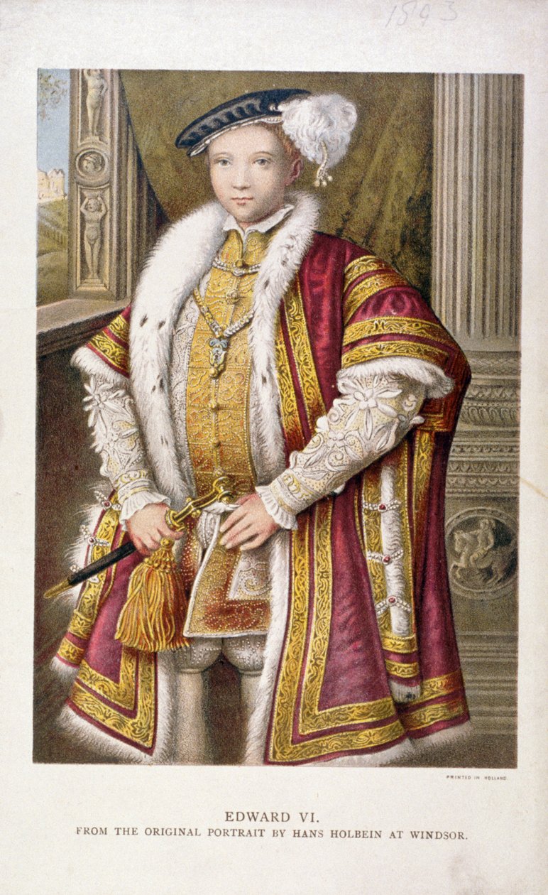 Edward VI, konge av England, c1552, 1793 av Francesco Bartolozzi