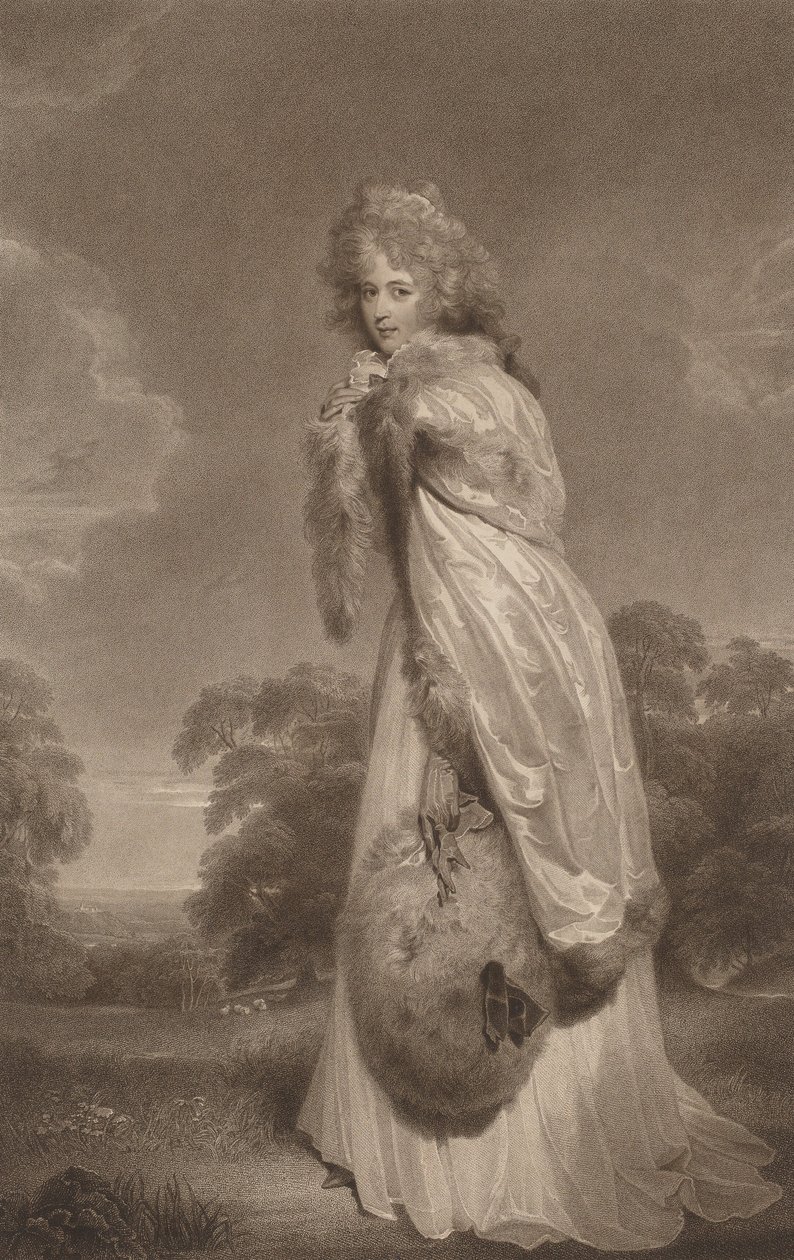 Elizabeth Farran, 1792. av Francesco Bartolozzi