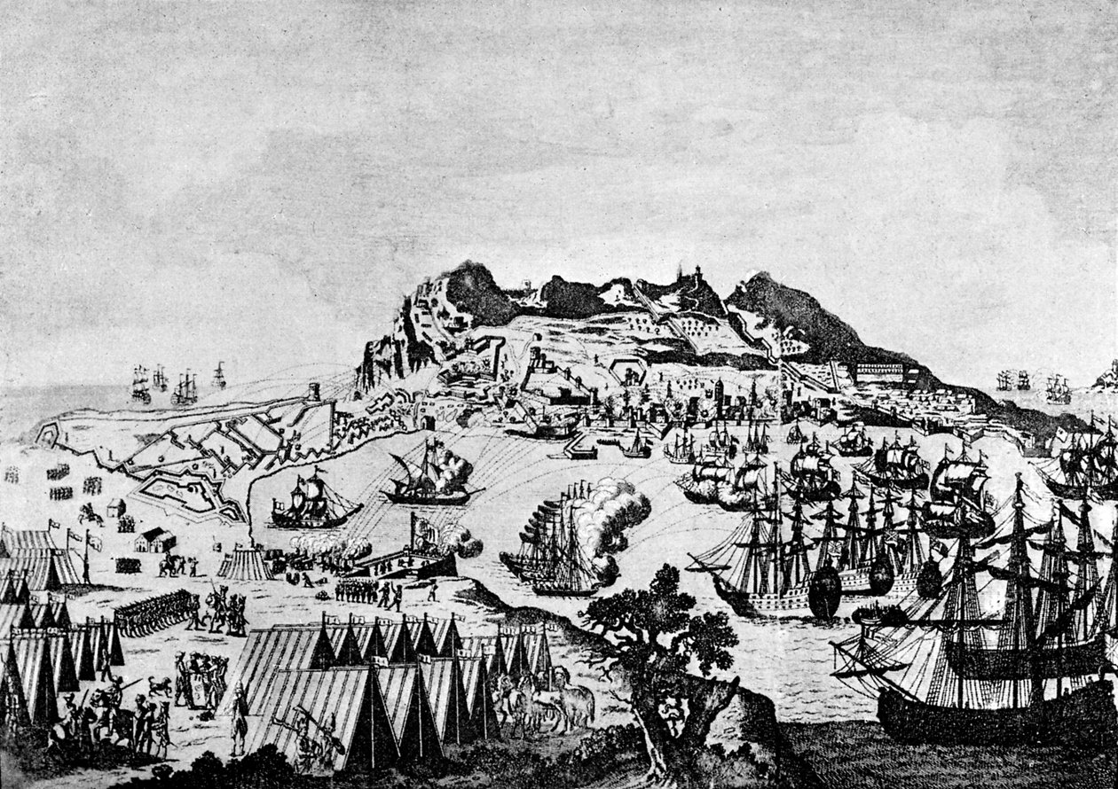 Gibraltar under den amerikanske uavhengighetskrigen av Francesco Bartolozzi