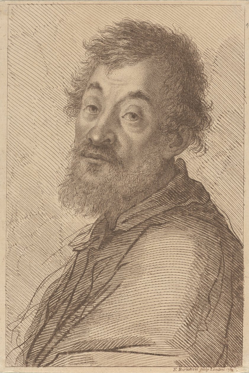 Giulio Romano (Julio Pippi), maler av Francesco Bartolozzi