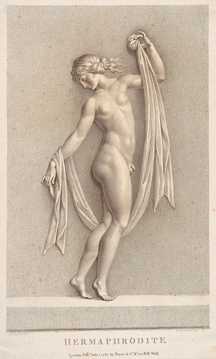 Hermafroditt av Francesco Bartolozzi