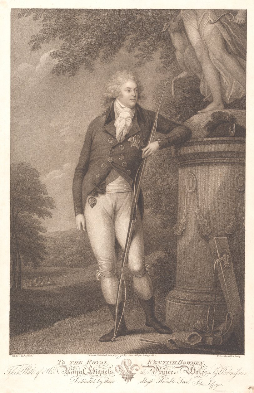 Hans Kongelige Høyhet, prinsen av Wales av Francesco Bartolozzi