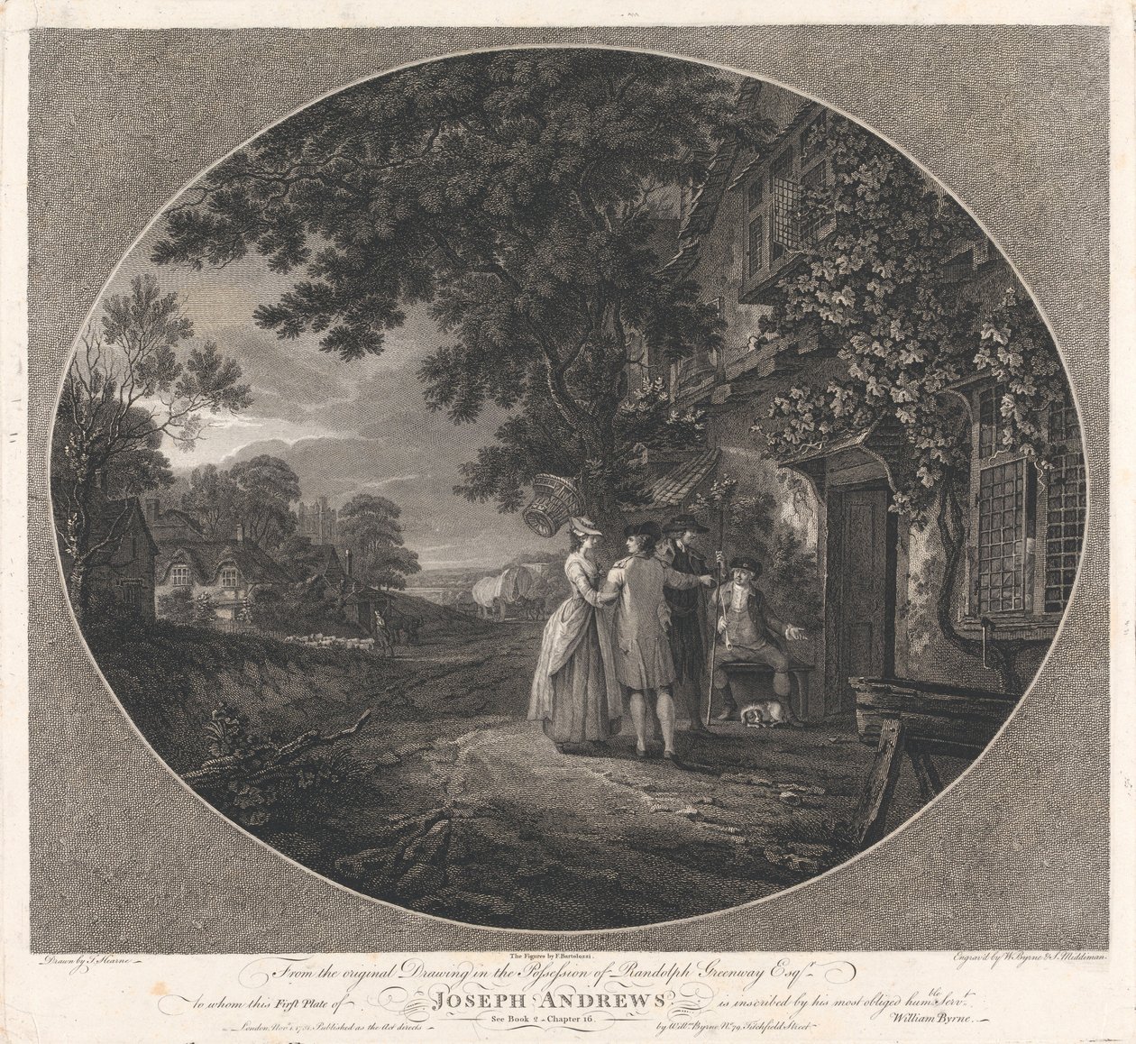 Joseph Andrews av Francesco Bartolozzi