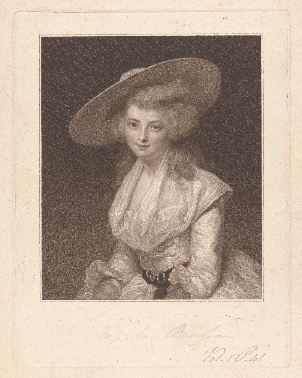Lady Anne Bingham av Francesco Bartolozzi