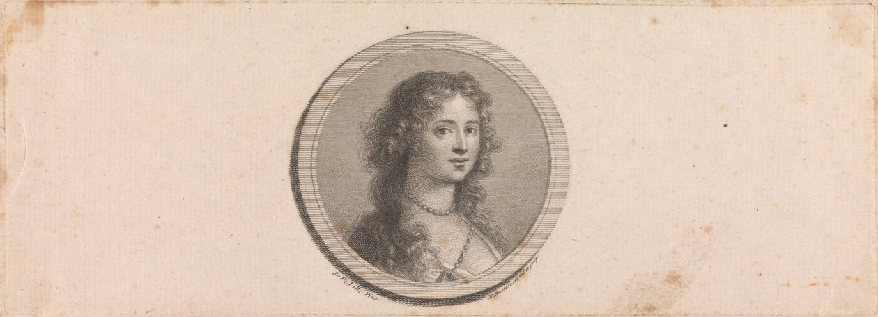 Lady Gertrude, marki av Halifax av Francesco Bartolozzi