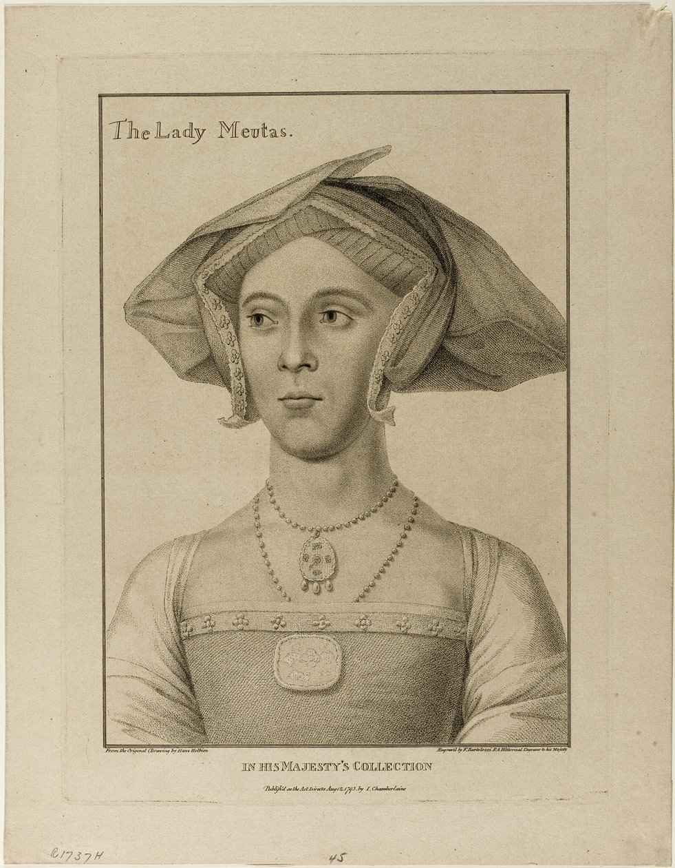 Lady Meutas av Francesco Bartolozzi