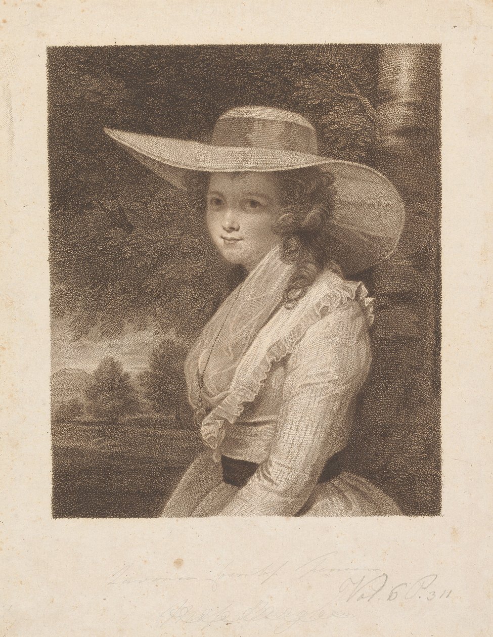 Lavinia Spencer (née Bingham), grevinne Spencer av Francesco Bartolozzi