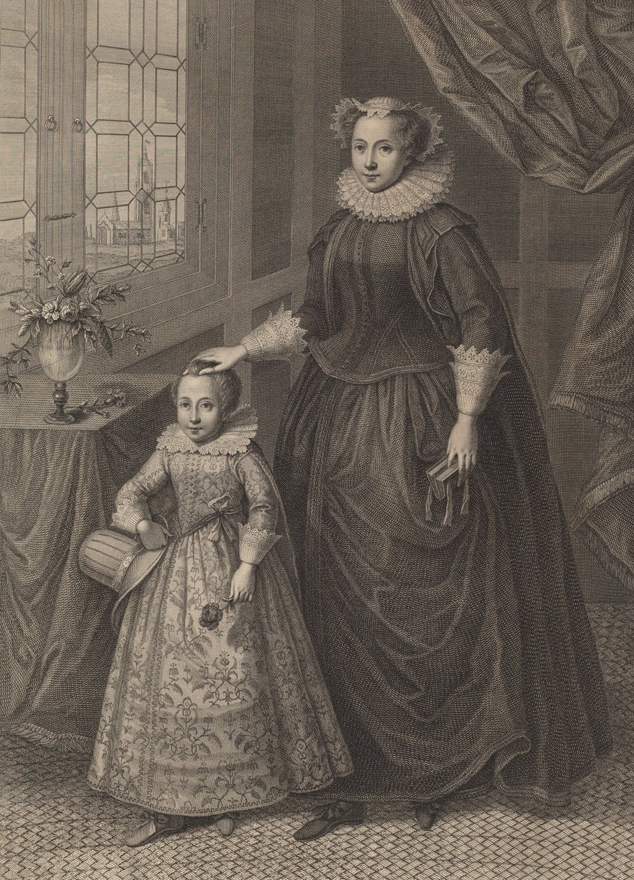 Mary, Queen of Scots, utgitt 1779. av Francesco Bartolozzi