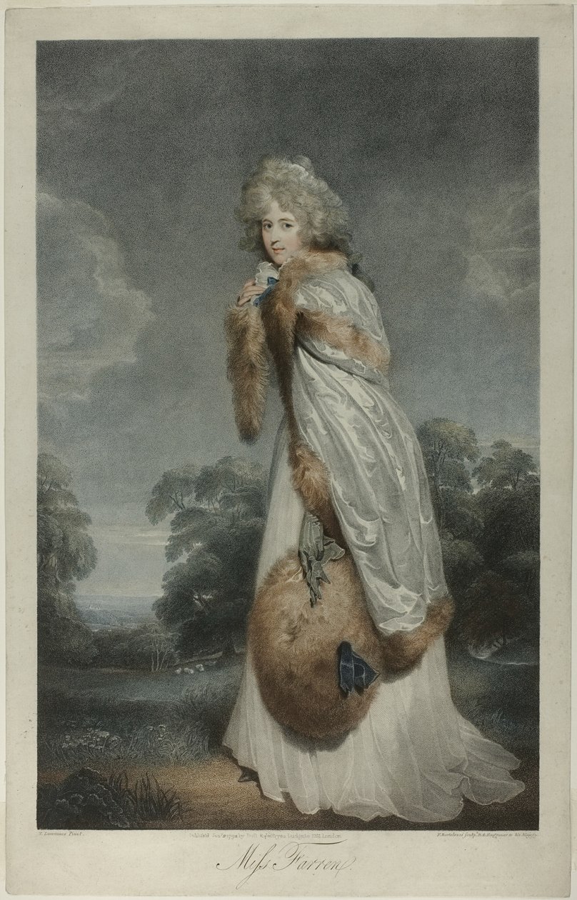 Frøken Farren av Francesco Bartolozzi