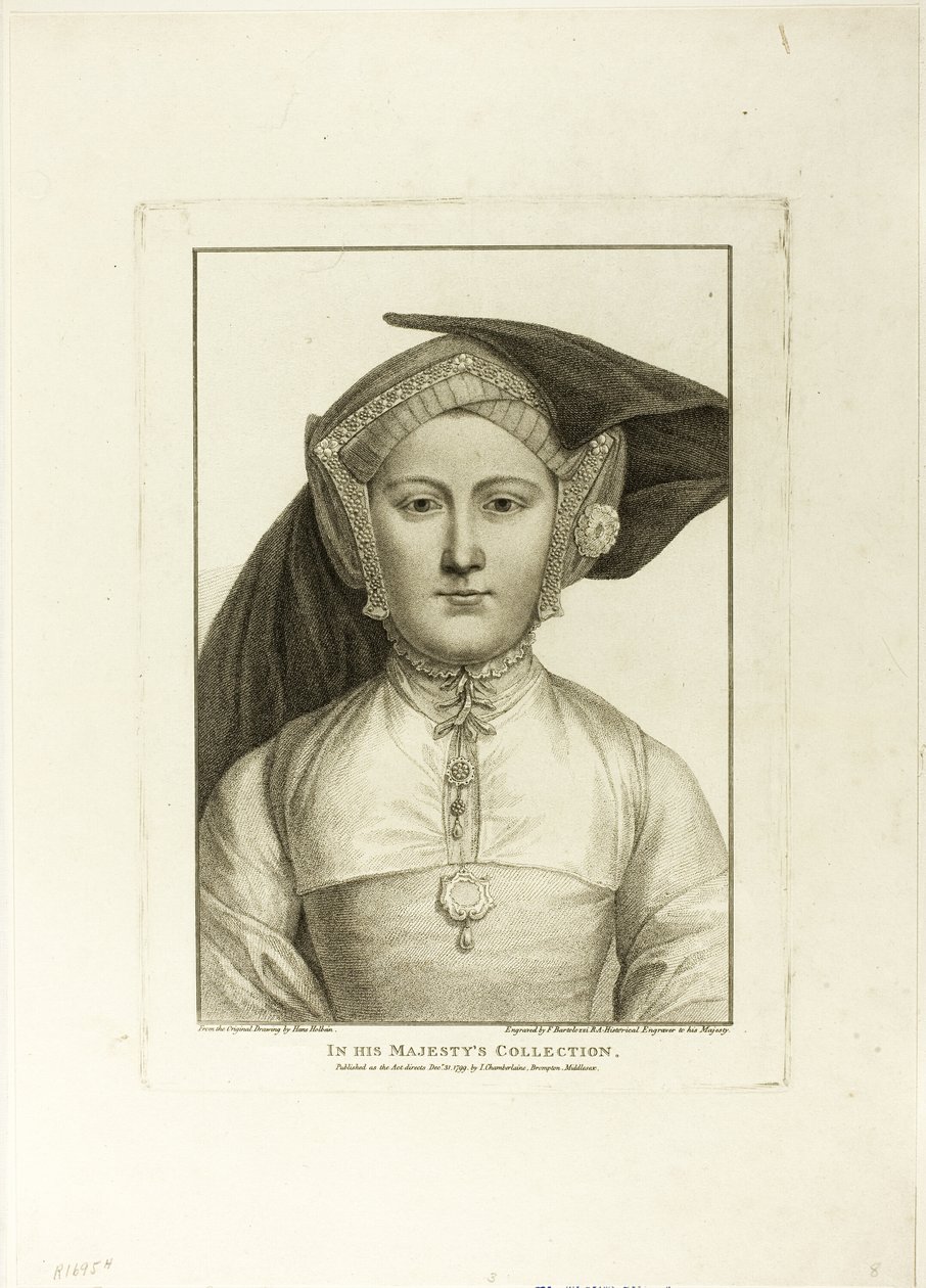 Portrett av en kvinne av Francesco Bartolozzi