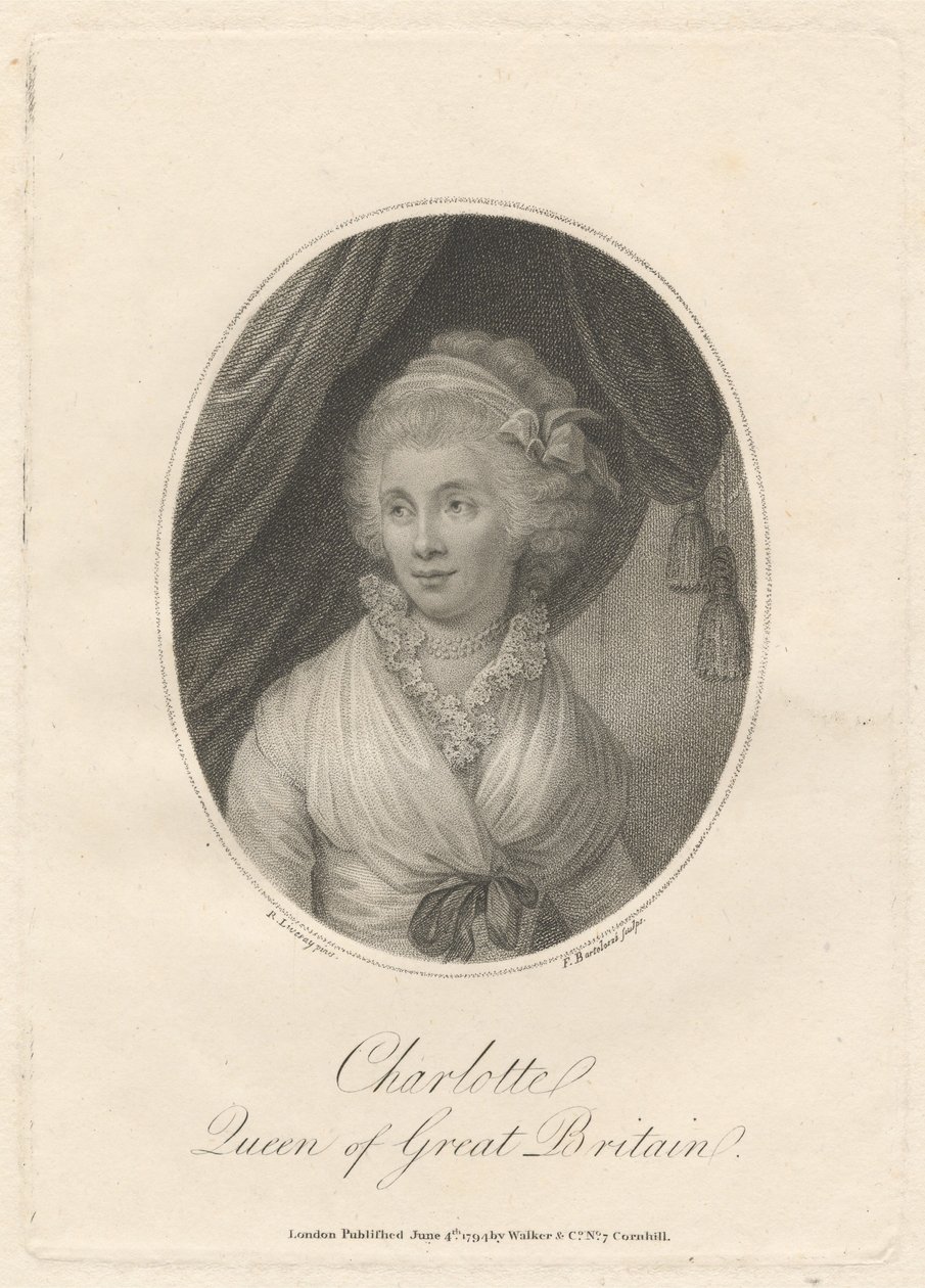 Dronning Charlotte av Francesco Bartolozzi