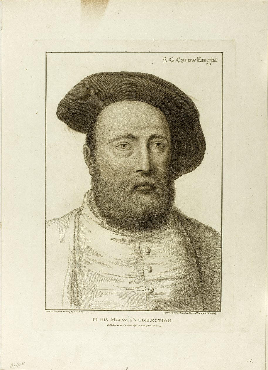 S.G. Carow, ridder av Francesco Bartolozzi