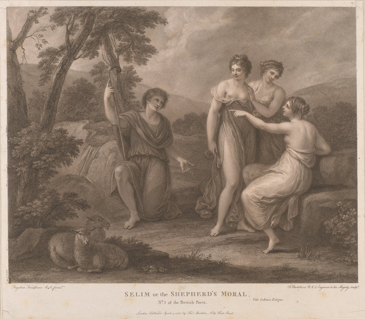 Selim fra «Hyrdens moral» av Francesco Bartolozzi