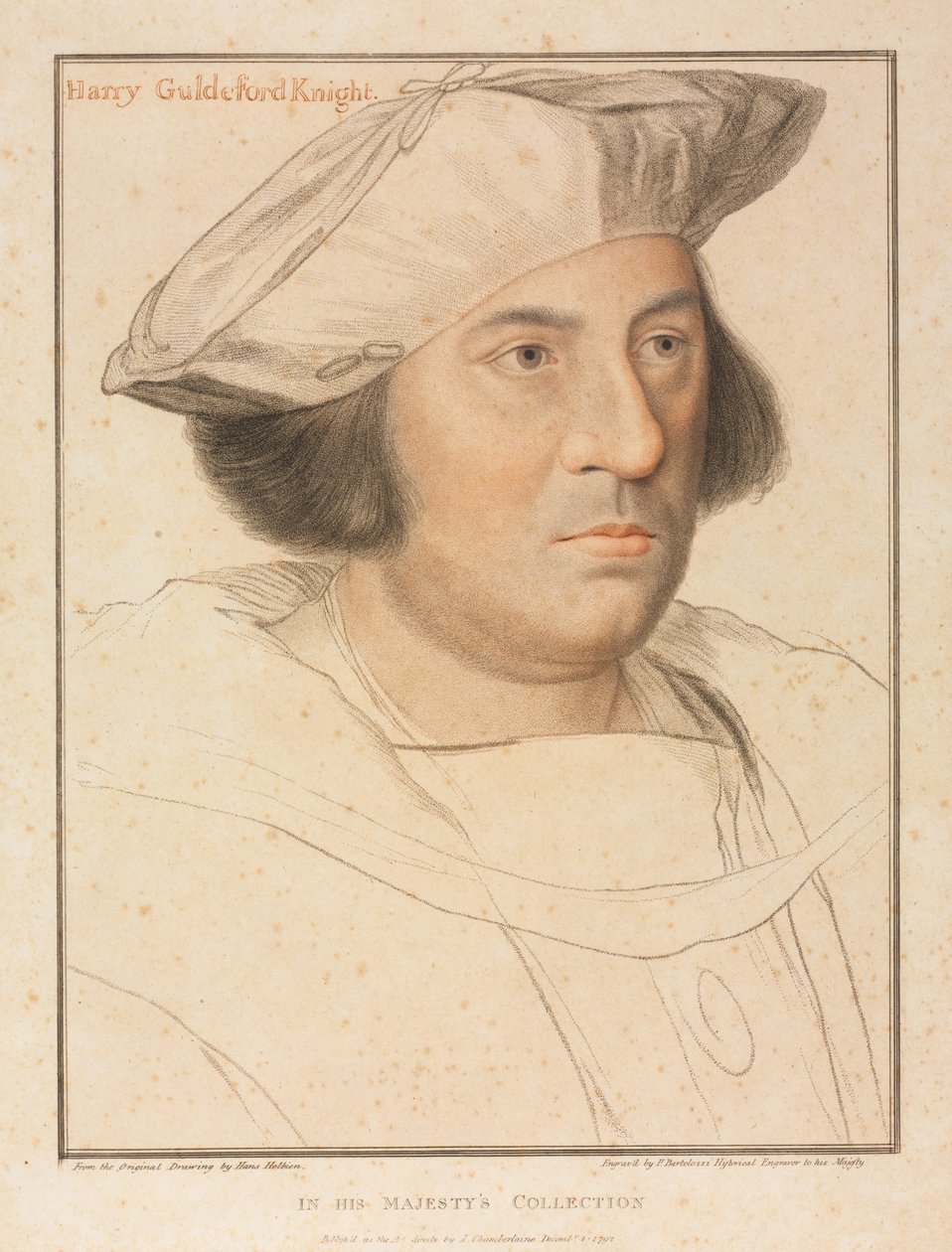 Sir Henhy Guldeford av Francesco Bartolozzi