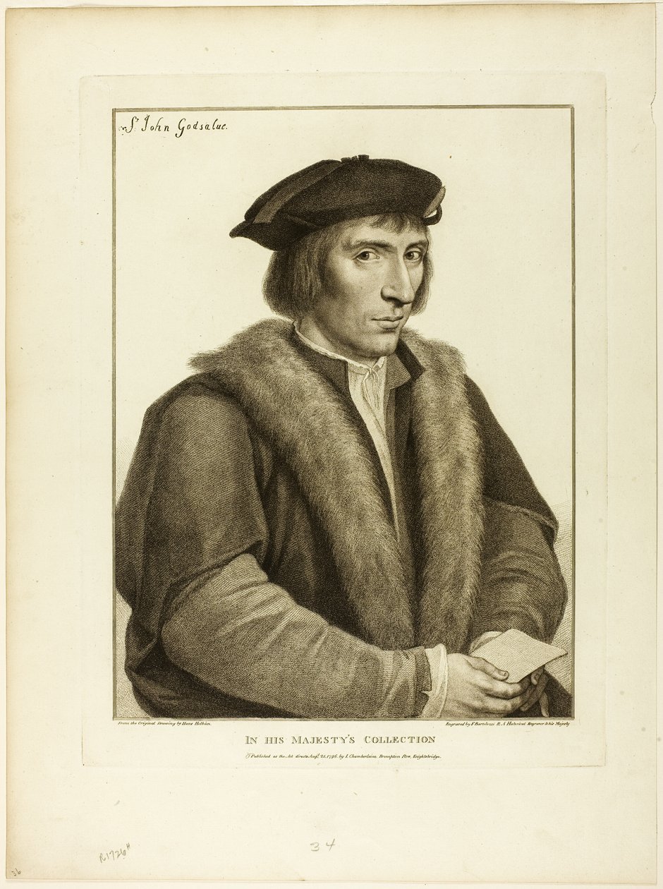 Sir John Godsalve av Francesco Bartolozzi