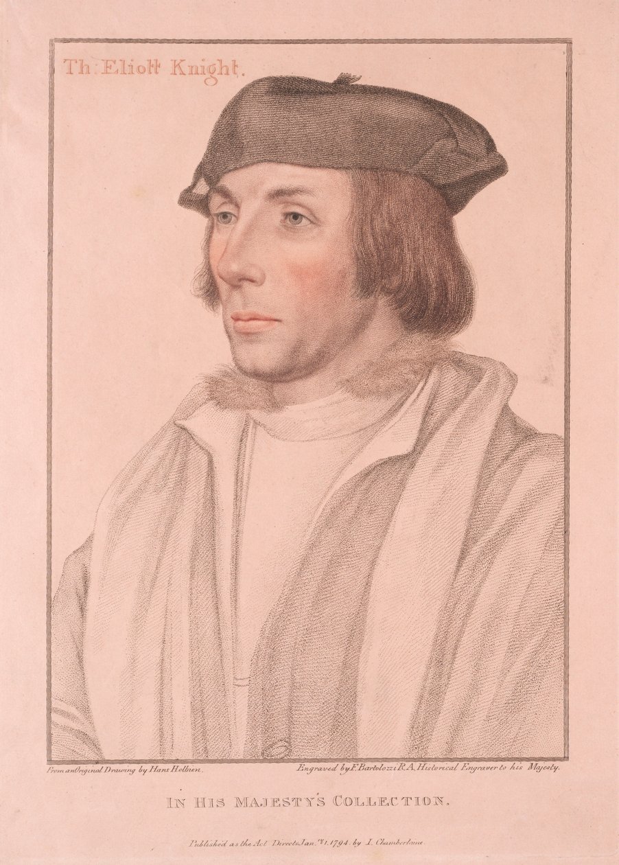Sir Thomas Eliott, 1794. av Francesco Bartolozzi