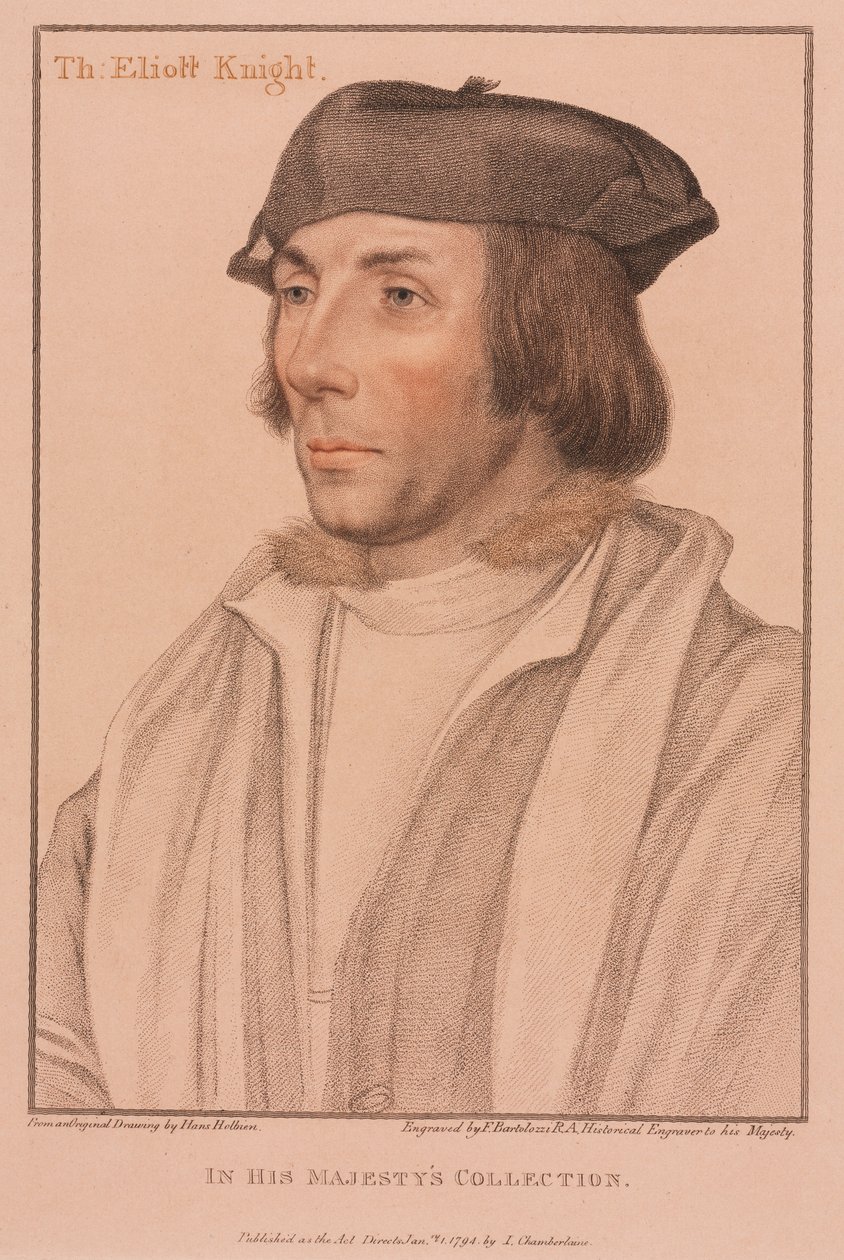 Sir Thomas Elyot av Francesco Bartolozzi