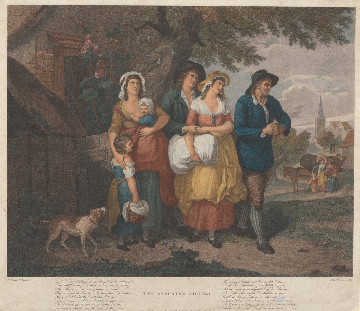Den forlatte landsbyen av Francesco Bartolozzi