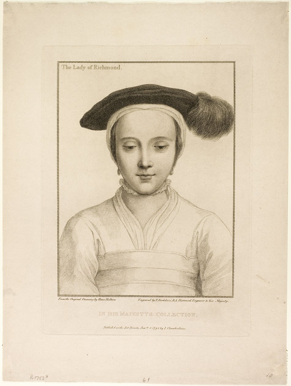 Lady of Richmond av Francesco Bartolozzi