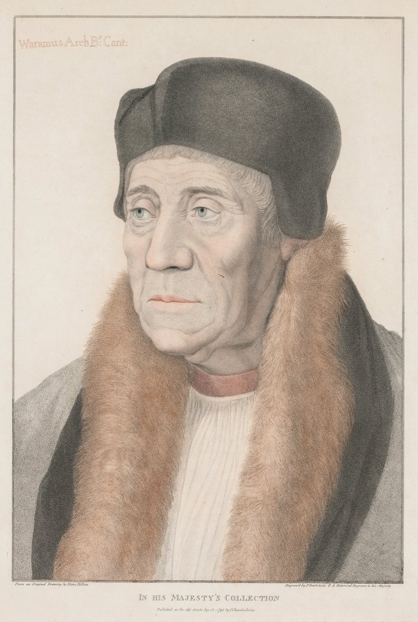Paramus erkebiskop av Canterbury, 1795. av Francesco Bartolozzi