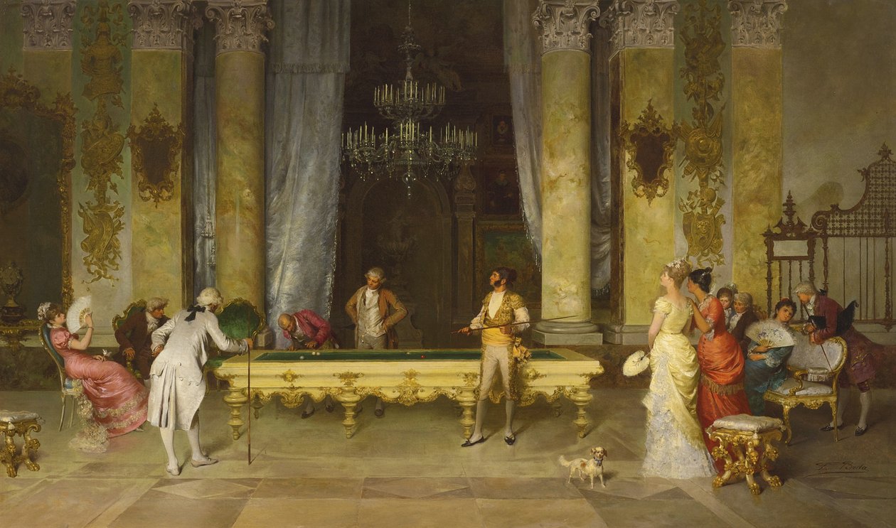 Spill av biljard av Francesco Beda